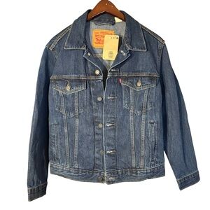 NEW Levi's Blue Jean Denim Trucker Jacket mens’s S/women’s M
